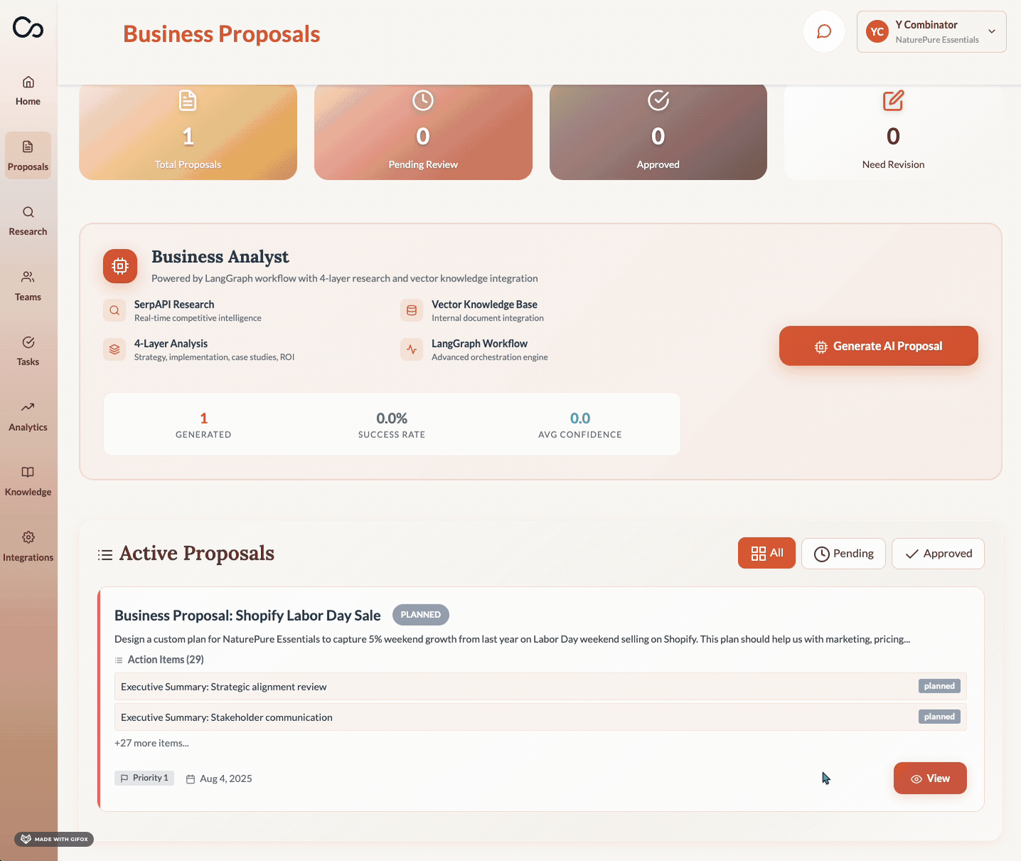 Cohesyn AI Team Collaboration Interface